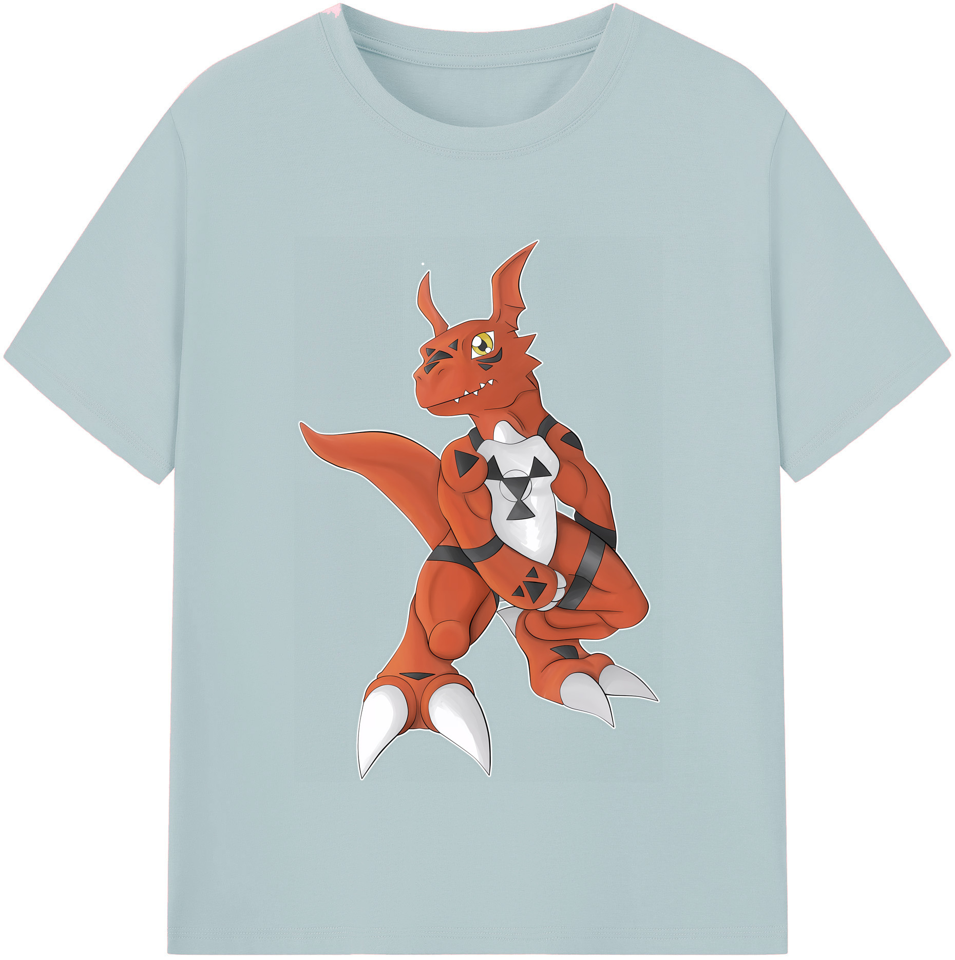 （画像用） Digimon デジタルモンスター/デジモン 綿100％半袖Tシャツ（フロントプリント）